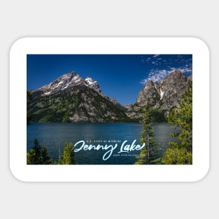 Jenny Lake Grand Teton National Park Sticker